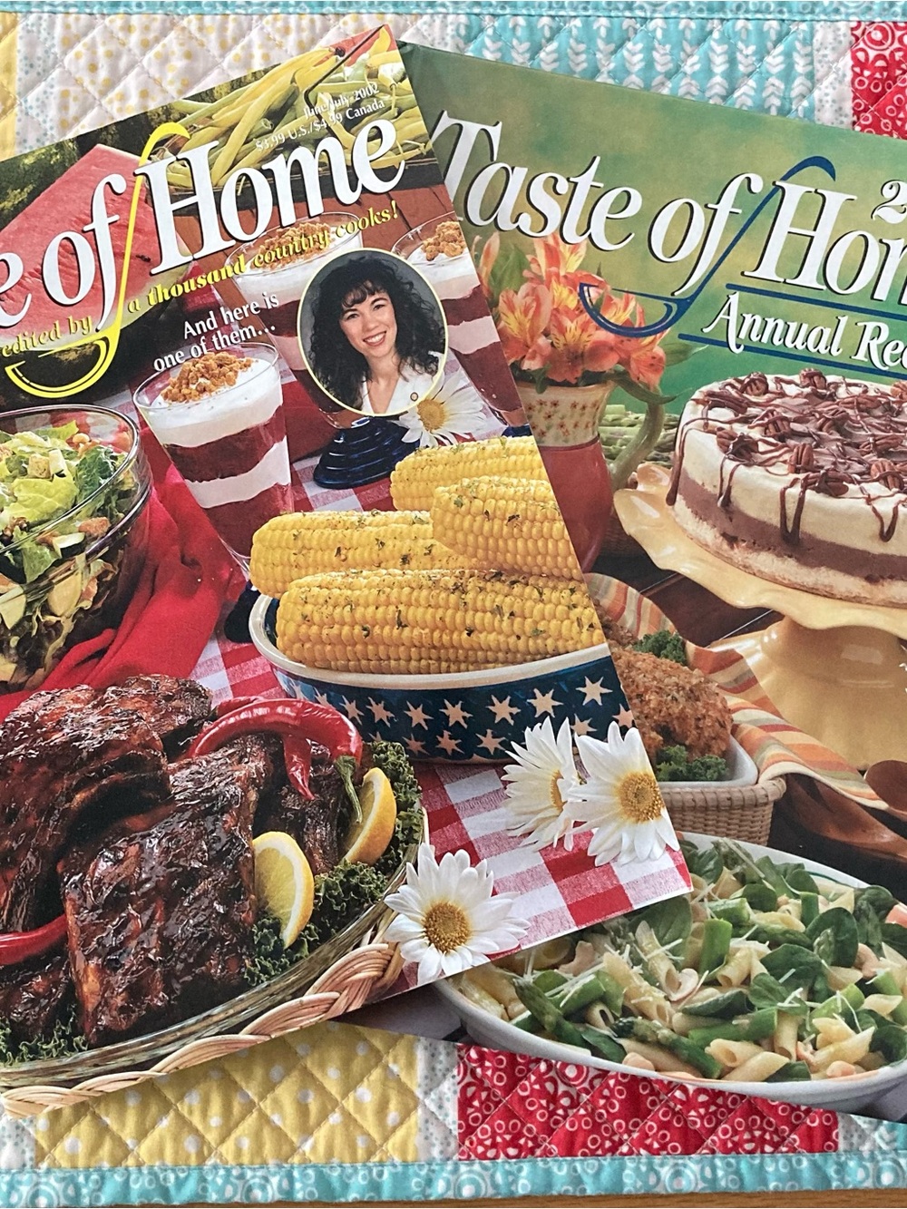 Taste of Home 2005 Annual Recipes Cookbook Plus 2002 Magazine